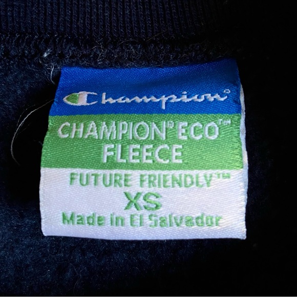 Champion eco fleece navy crewneck - Picture 2 of 2